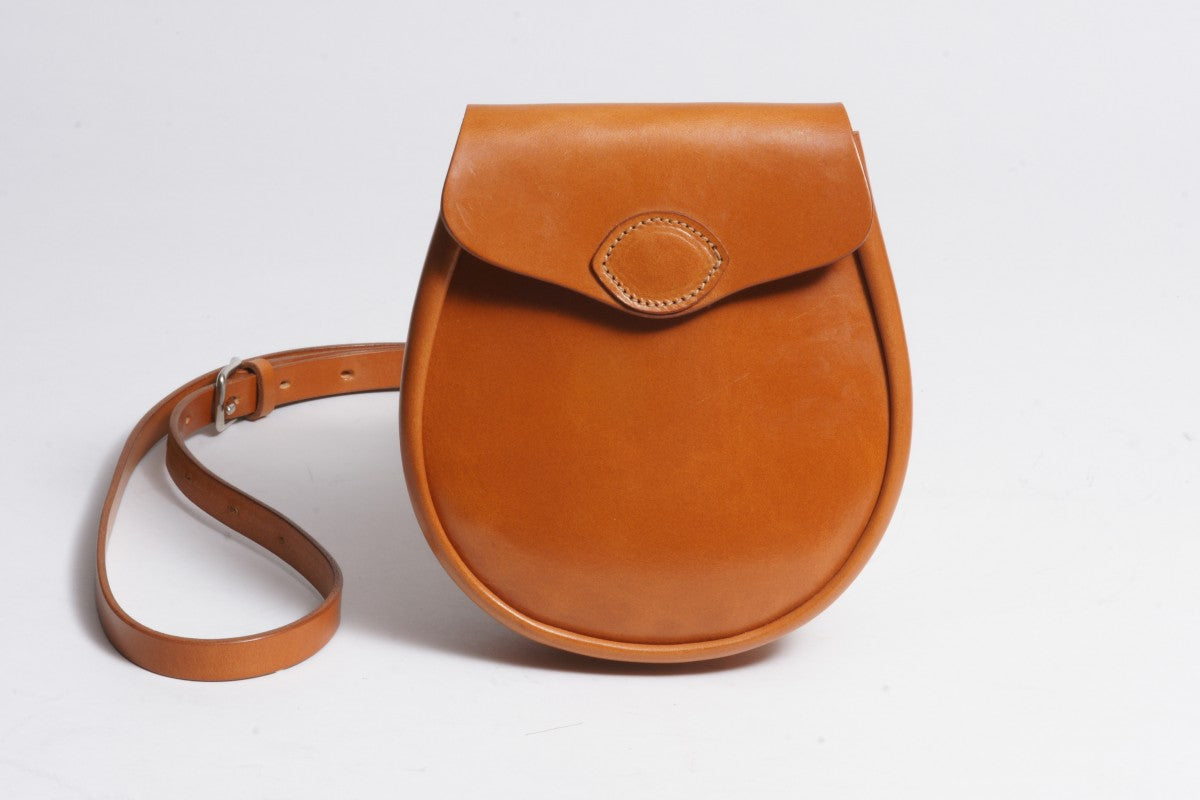 Schottische Damen Taschen – Leder Handtasche im Sporran-Design von McRostie of Scotland, Made in Scotland