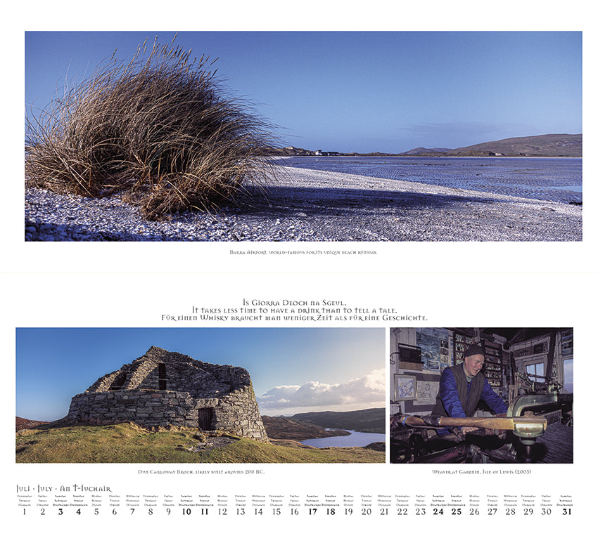 Heinz Fesl Panorama Wandkalender „A Taste of Paradise" Schottland 2027