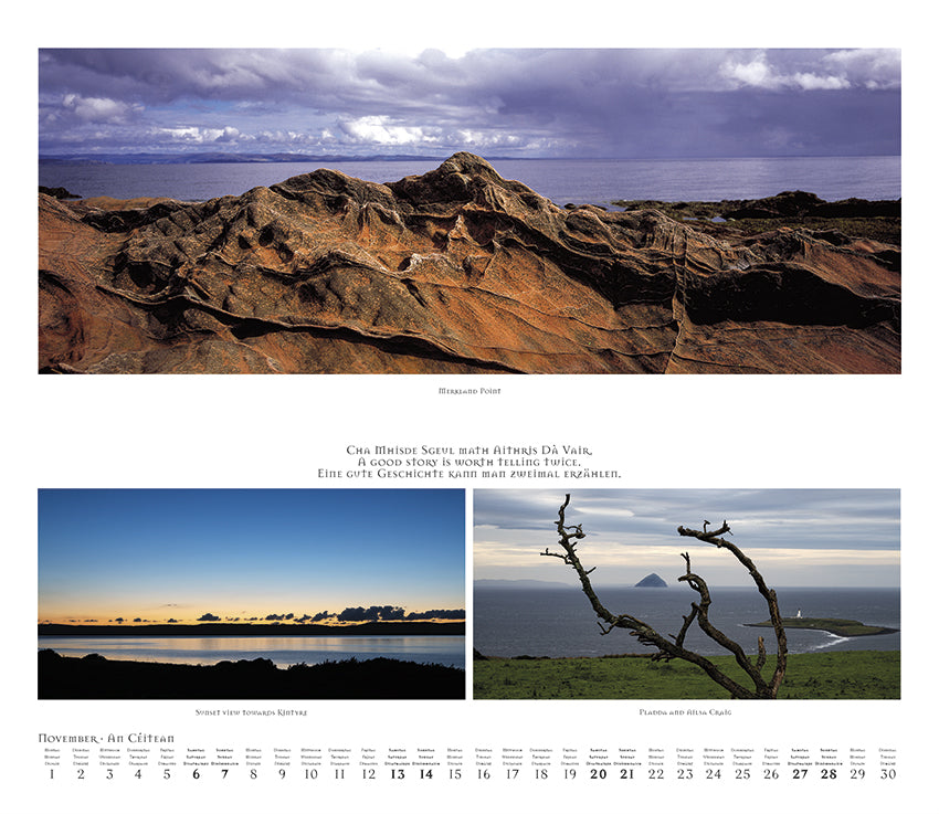 Heinz Fesl Panorama Wandkalender „A Taste of Paradise" Schottland 2027