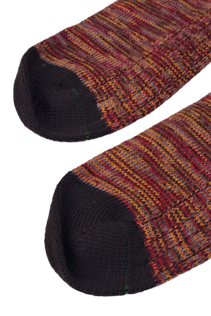 Merino Socks Men | Colorful Brown