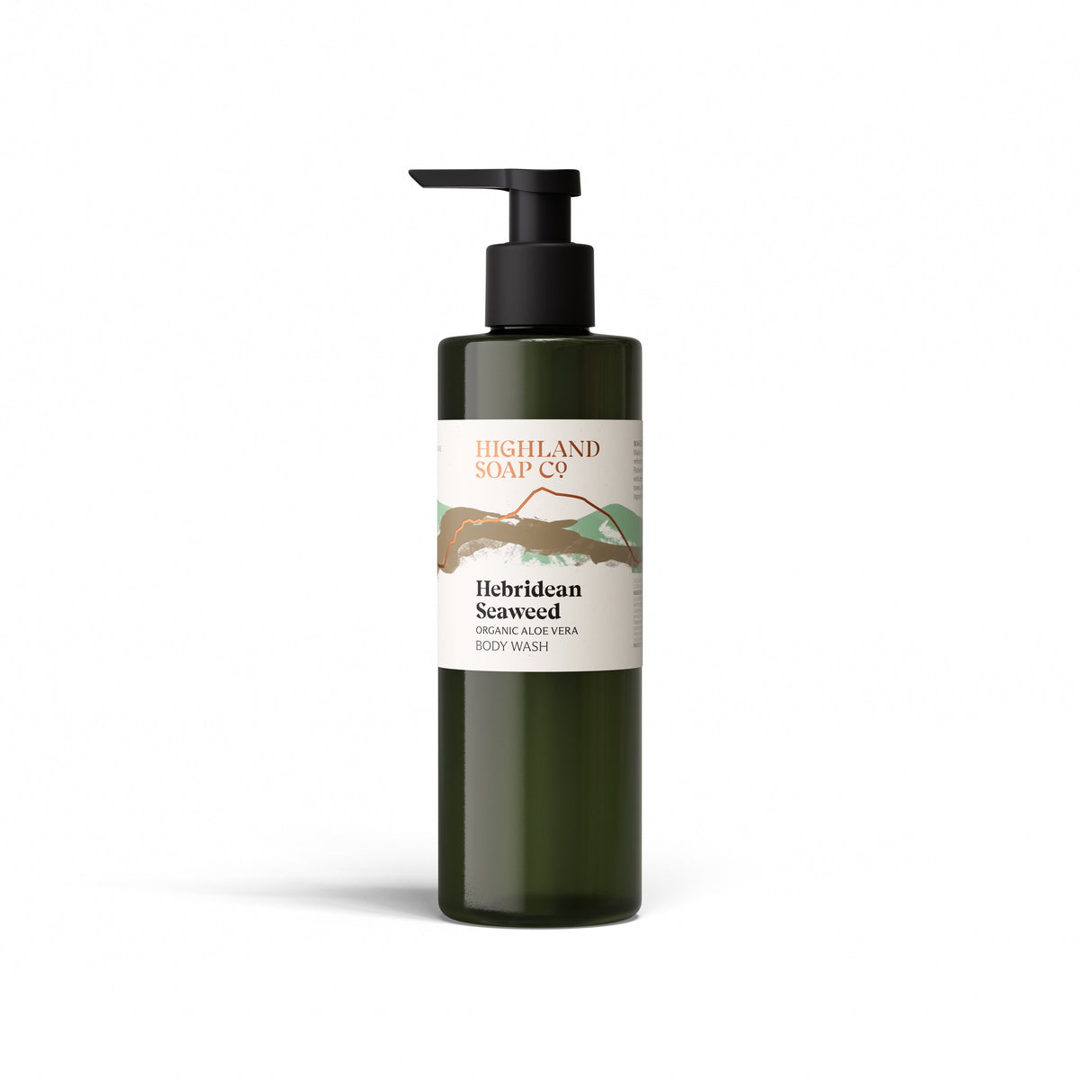 The Highland Soap Company Duschgel Hebridean Seaweed 250ml — Bio-Duschgel mit Seetang, Pfefferminze und Lavendel, Made in Scotland