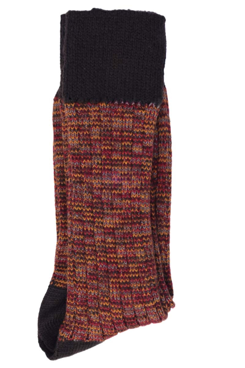 Merino Socks Men | Colorful Brown