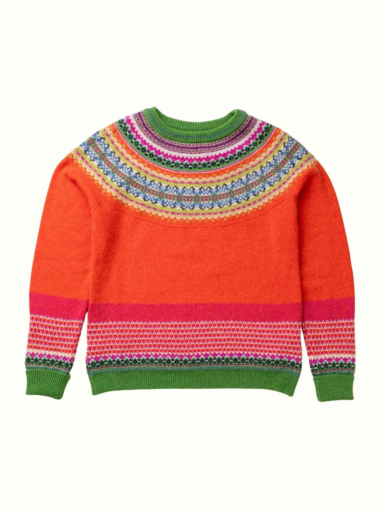 Eribé Alpine Pullover Bellarose Chilli Rot flach gelegt Vorderansicht