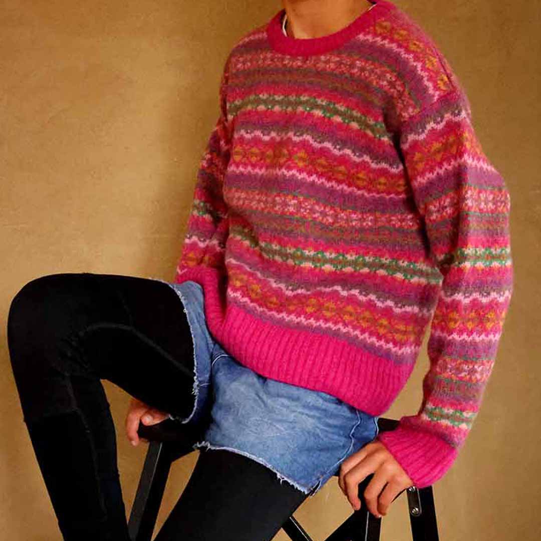 Fair Isle Cardigan | Pure New Wool