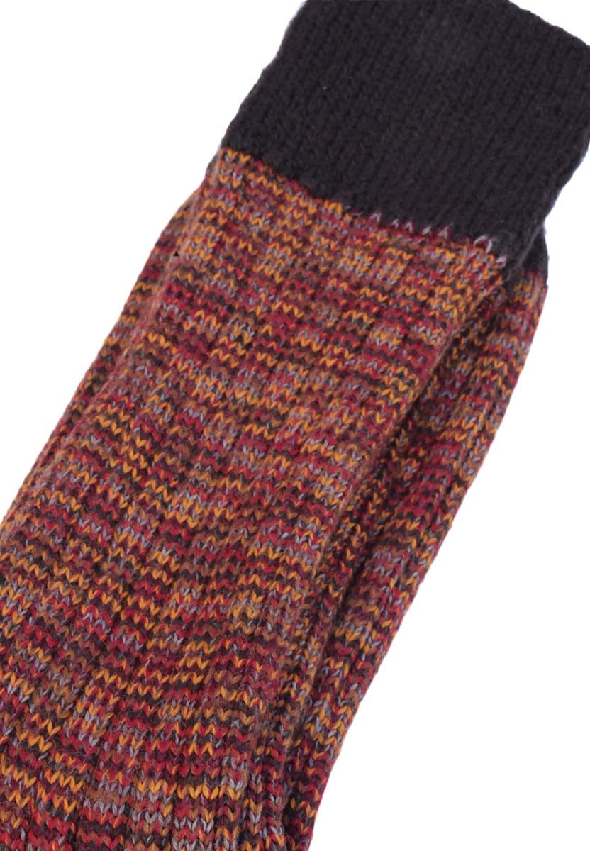 Merino Socks Men | Colorful Brown