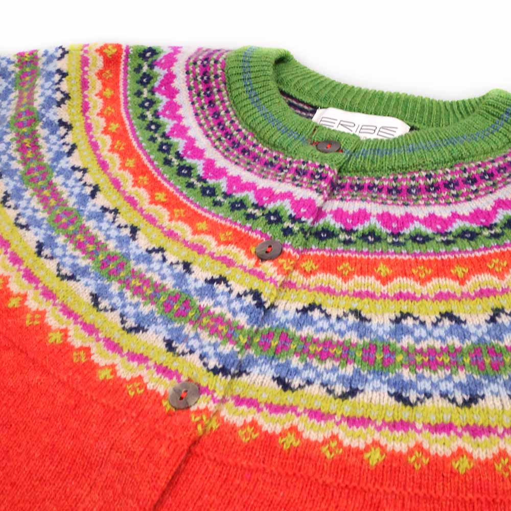 Eribé Damen Alpine Strickjacke Bellarose | Merino & Alpaca | Made in Scotland
