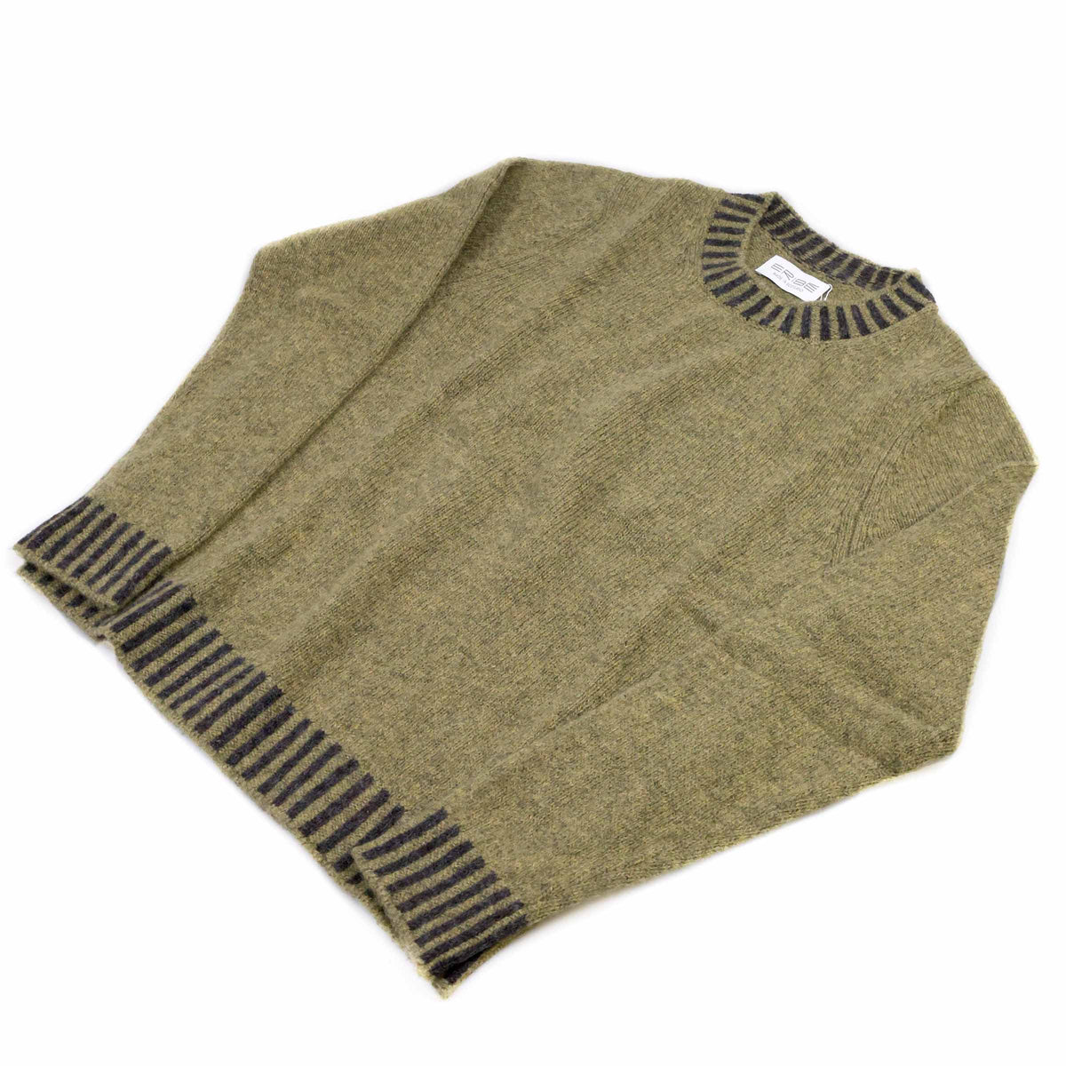 Eribé Herren Bruar Falls Pullover Steppa — Fair Isle Muster, 100% Shetlandwolle, Made in Scotland