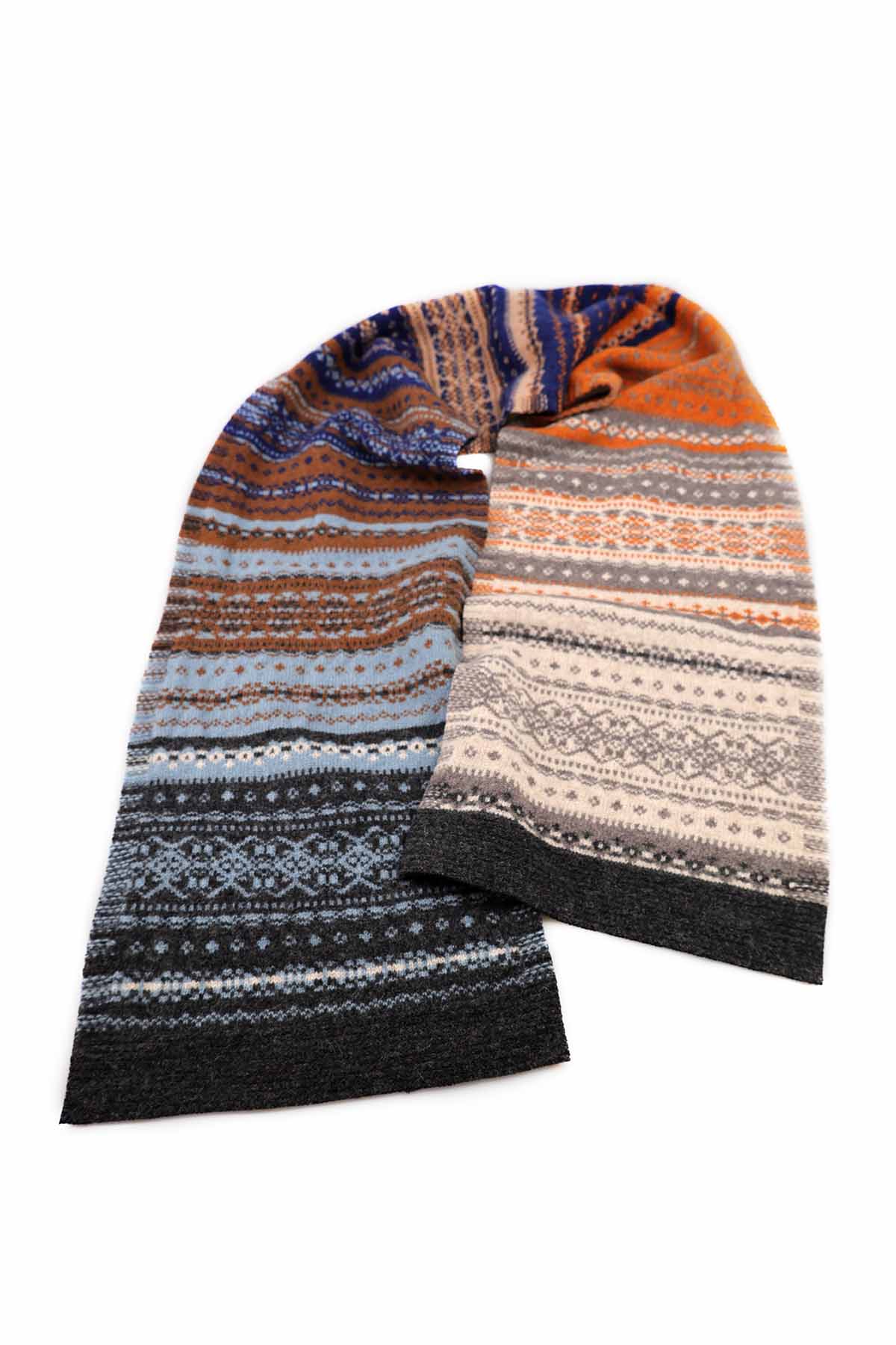 Eribé Damen Schal Reine Merino Schurwolle Alloa Winter