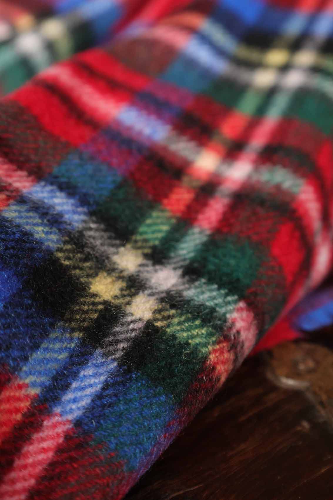 Large Cashmere Scarf | Royal Stewart Red Check