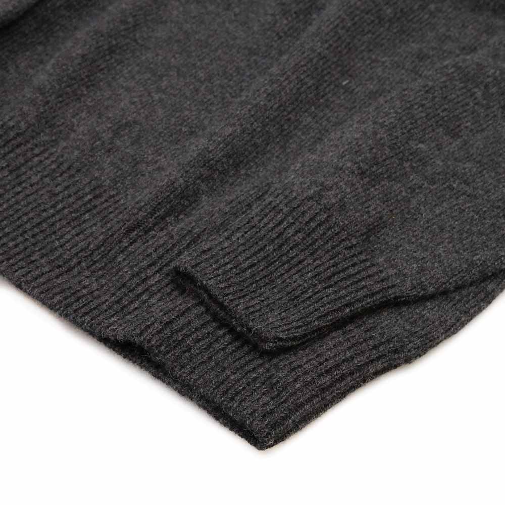 Fairisle Pullover | Superfine Schurwolle Grau Rosa