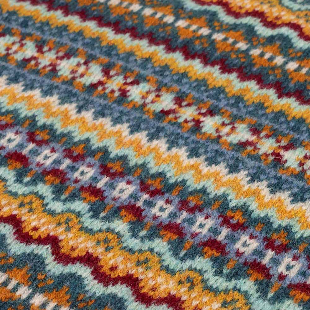 Damen Pullunder FairIsle Teal Grün Harley