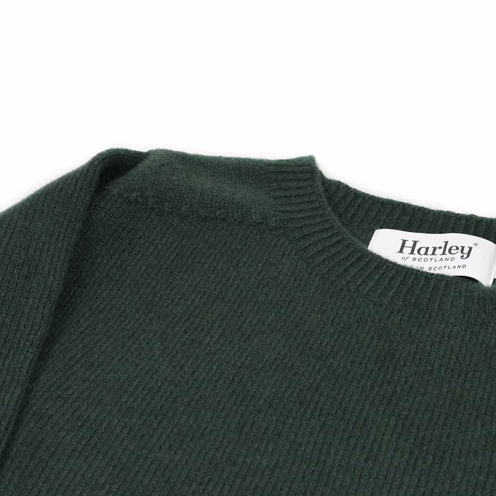 Harley-Scotland-Herren-Pullover-Merino-Kaschmir-Racing-Green_Kragen-
