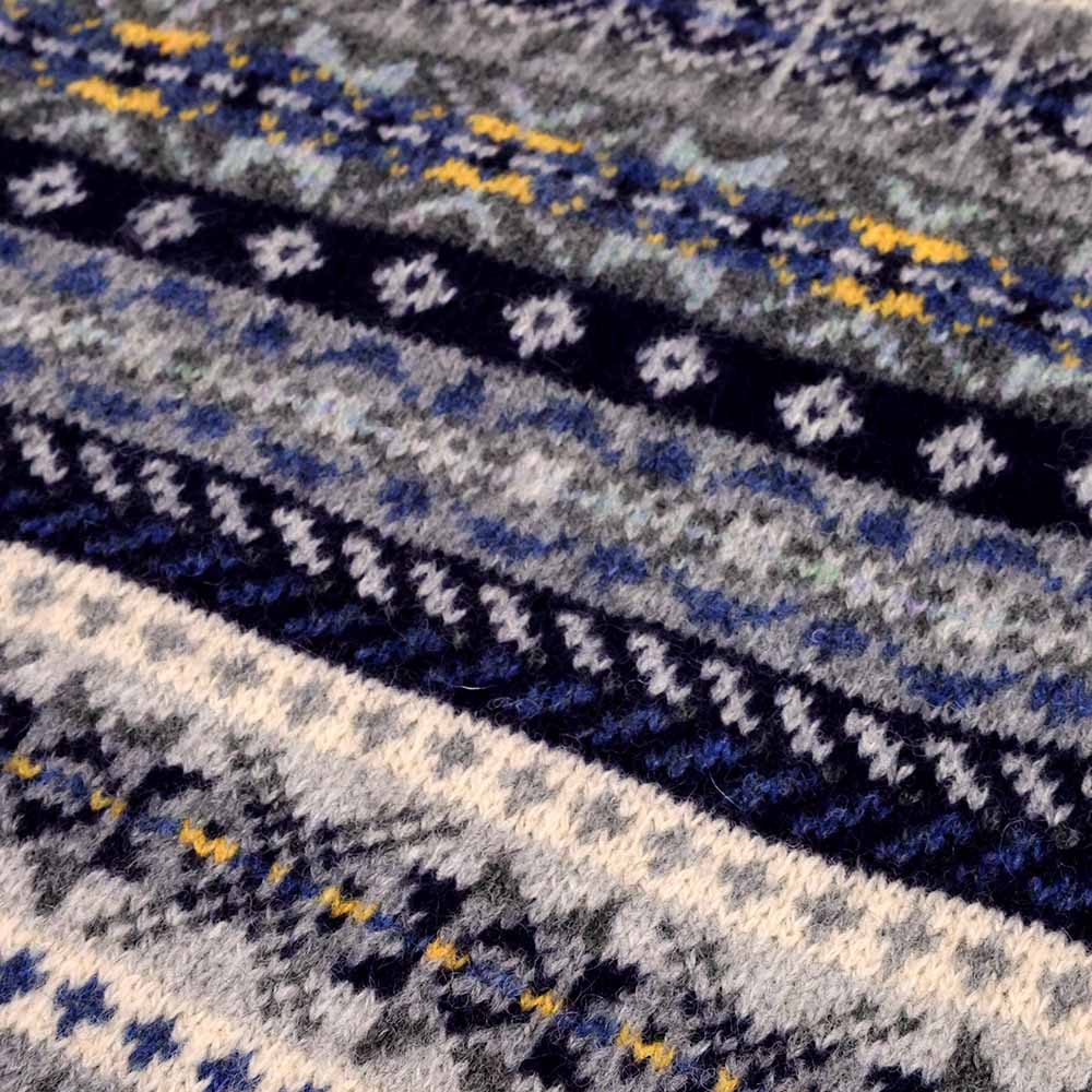 Pullunder Herren Blau Fairisle Harley