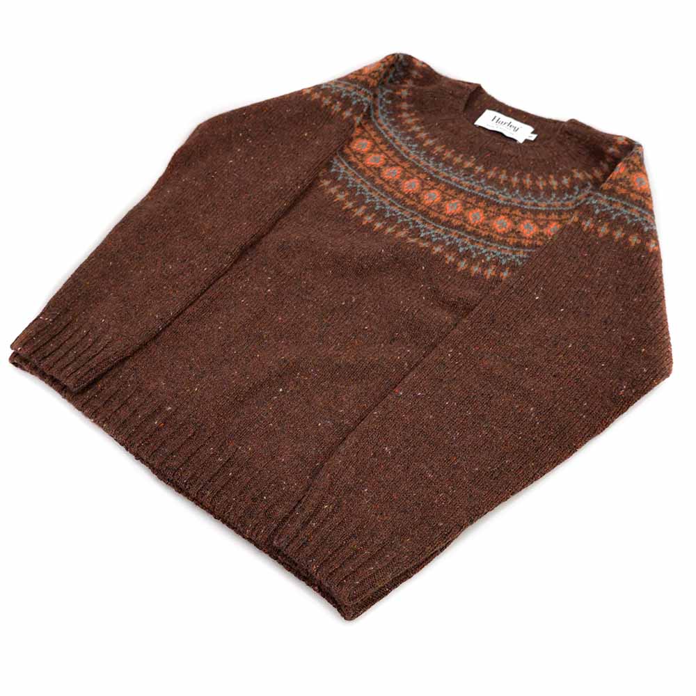 Harley_Damen_Pullover_Walnuss-schurwolle