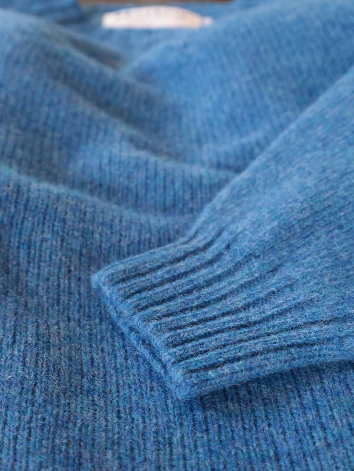 Pullover Reine Schurwolle | Kobalt Blau