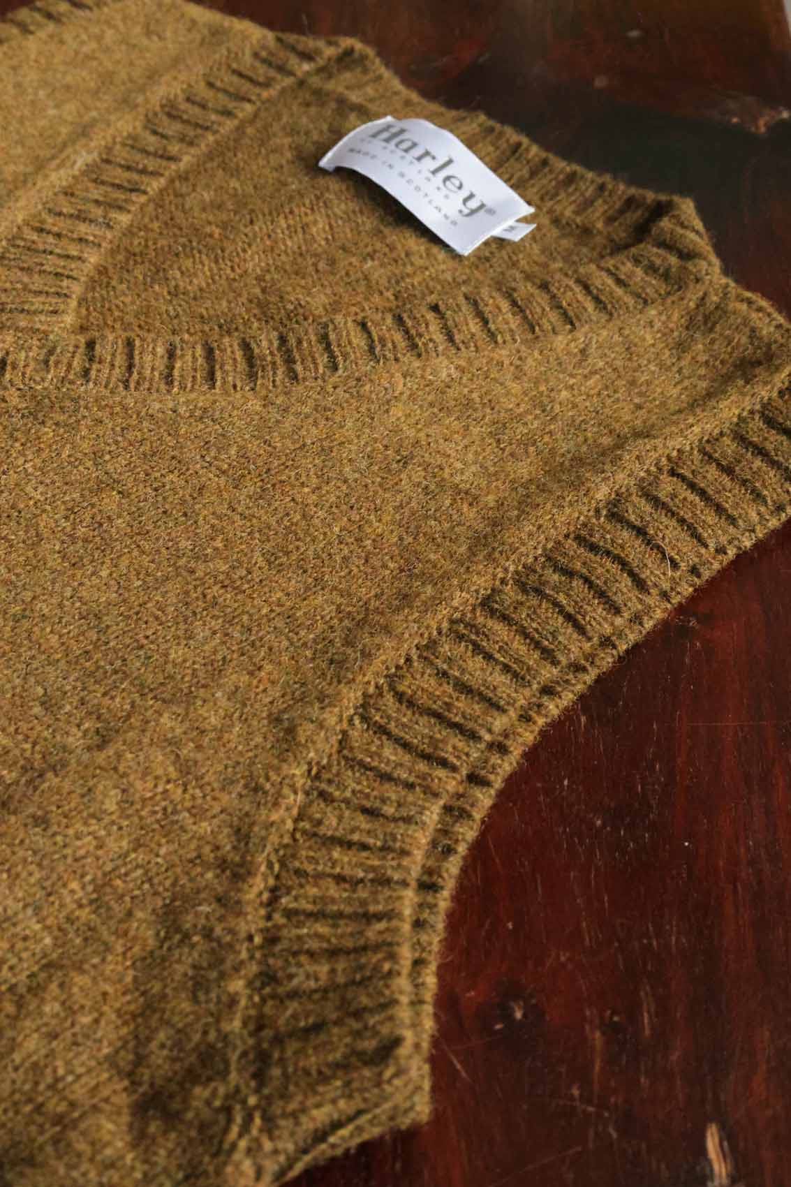 Schurwolle Pullunder Herren | Braun