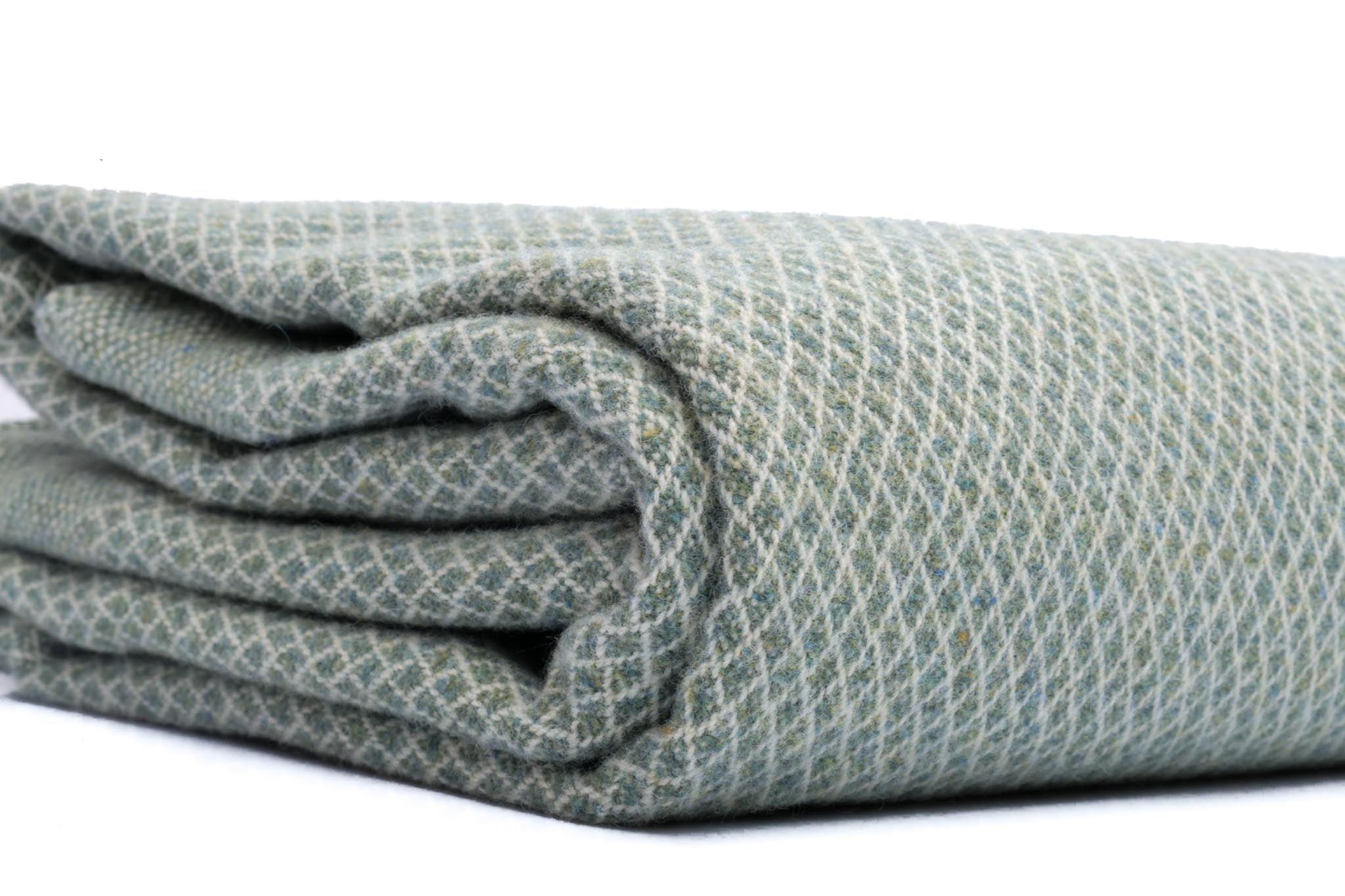 Picnic blanket green - 100% natural fibers