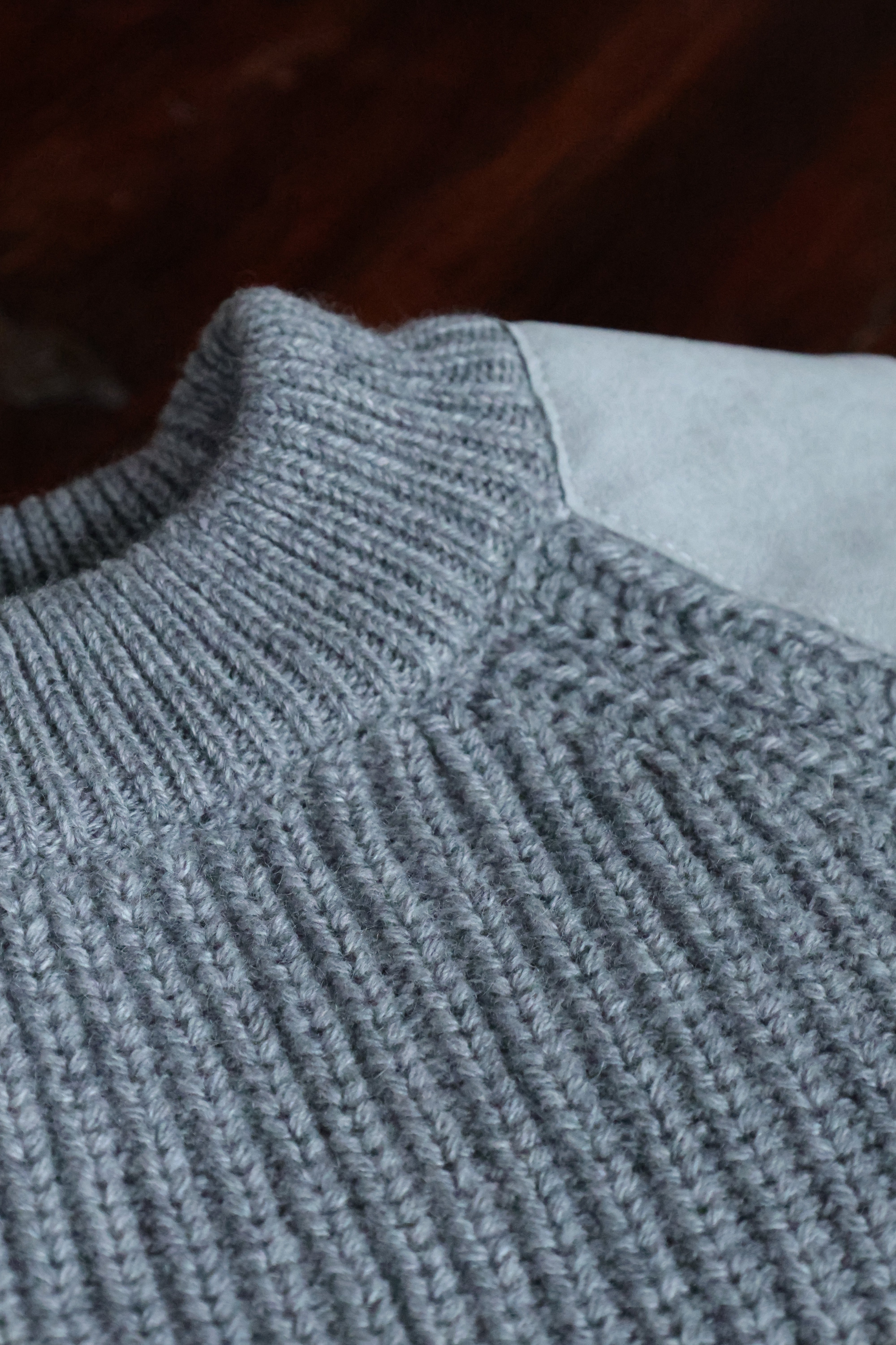 Kaschmir Pullover Angler Grau