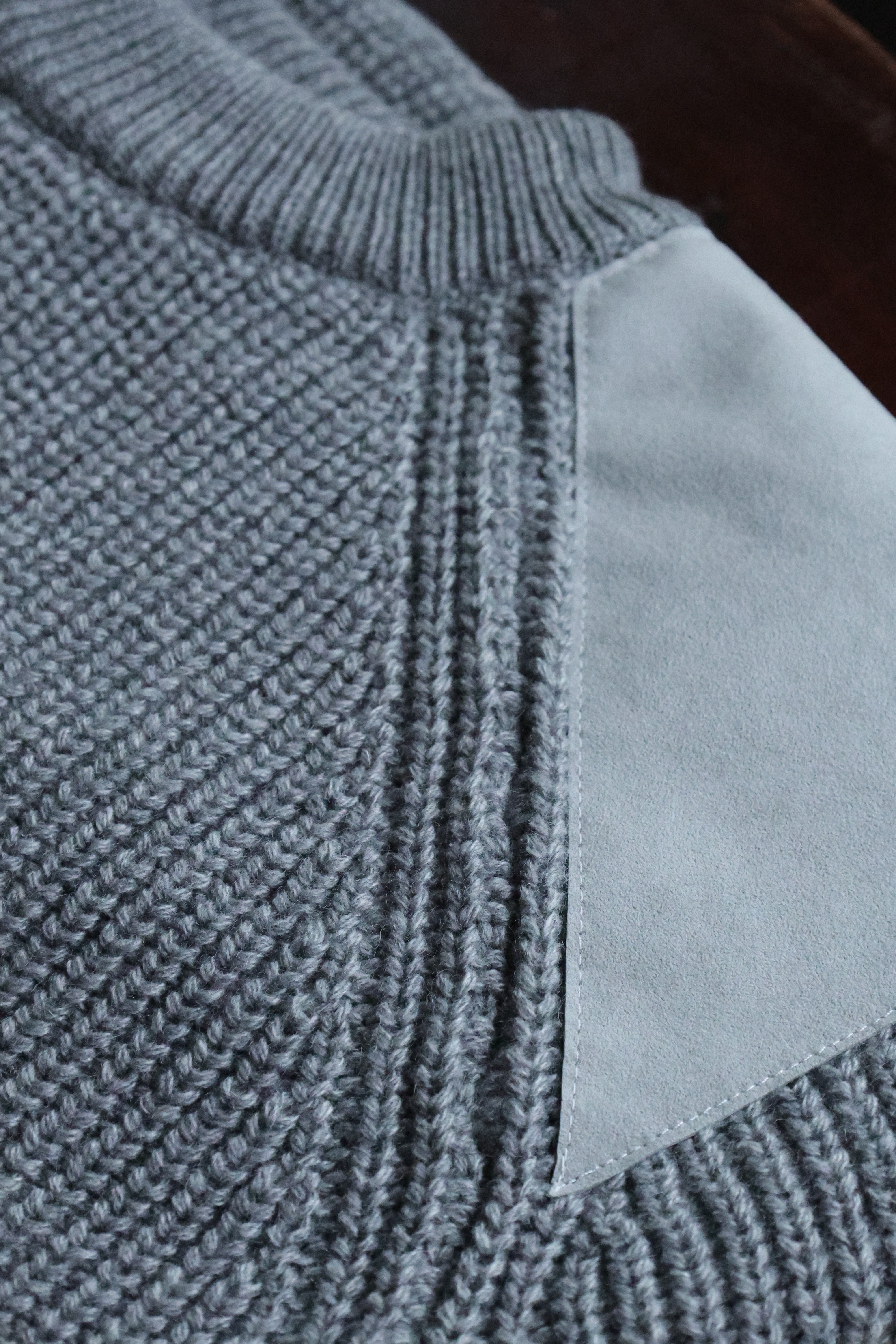 Kaschmir Pullover Angler Grau