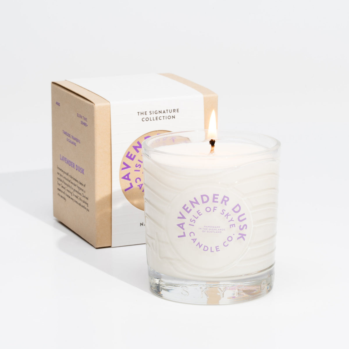 Isle of Skye Candles Lavender Dusk Duftkerze im Insel Tumbler – Detailansicht
