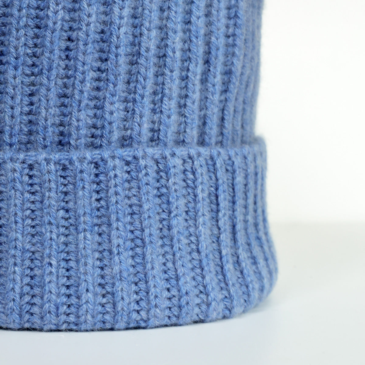Cashmere Hat Ribbed Jeans Blue