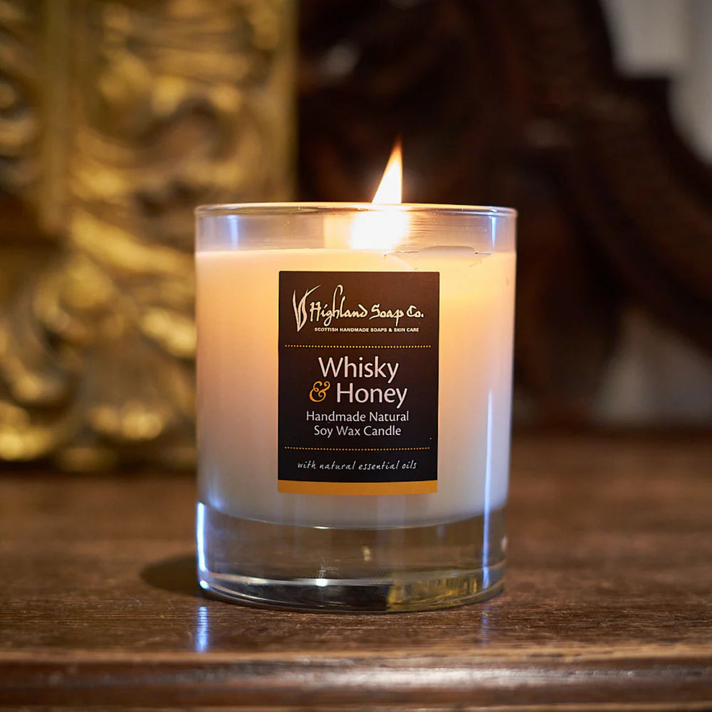 The Highland Soap Company Duftkerze Whisky & Honey 300ml
