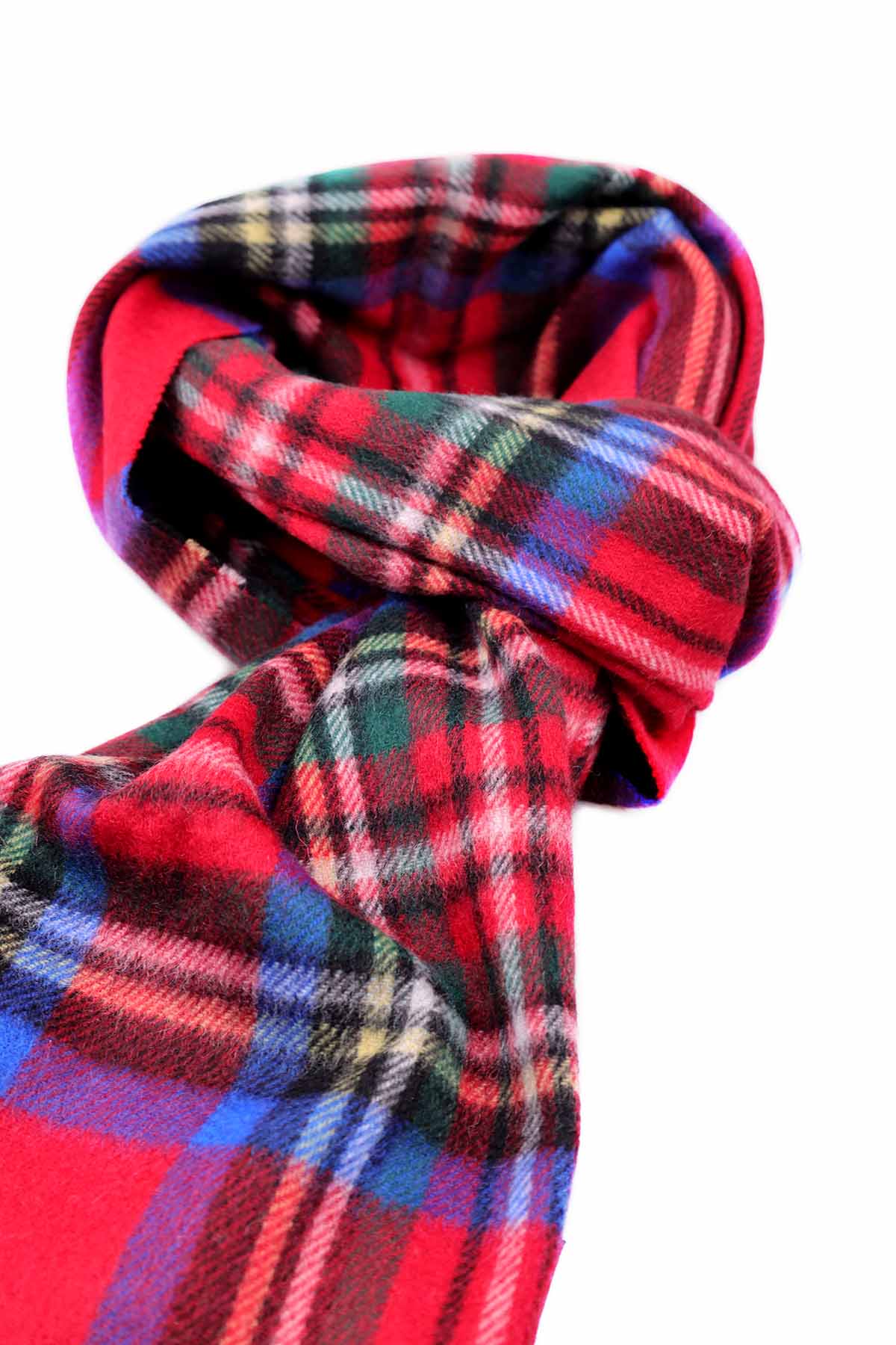 Large Cashmere Scarf | Royal Stewart Red Check