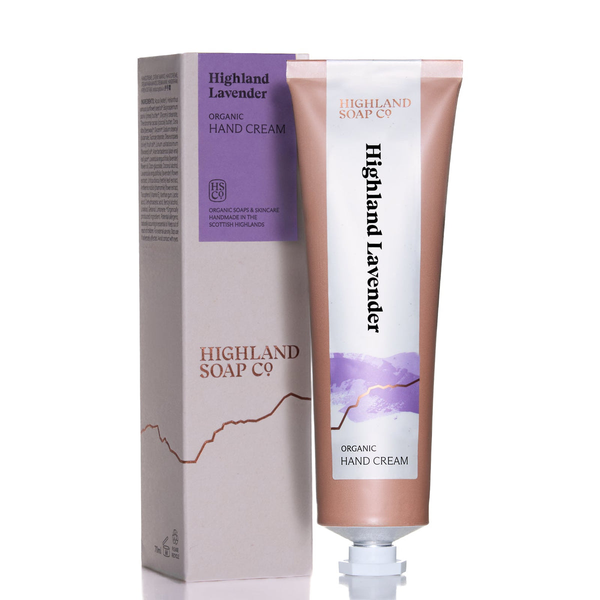 Organische Handcreme Highland Lavendel 70ml — The Highland Soap Company, beruhigend mit Lavendelöl