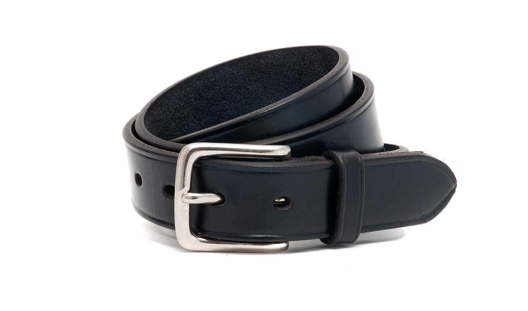 Leather Belt Men Black
