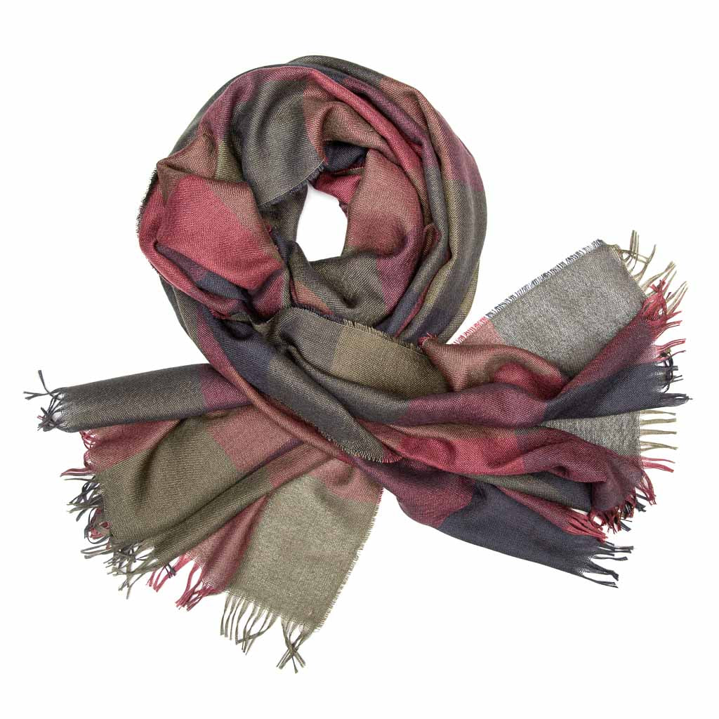 Lightweight cashmere silk luxury scarf | Champagne