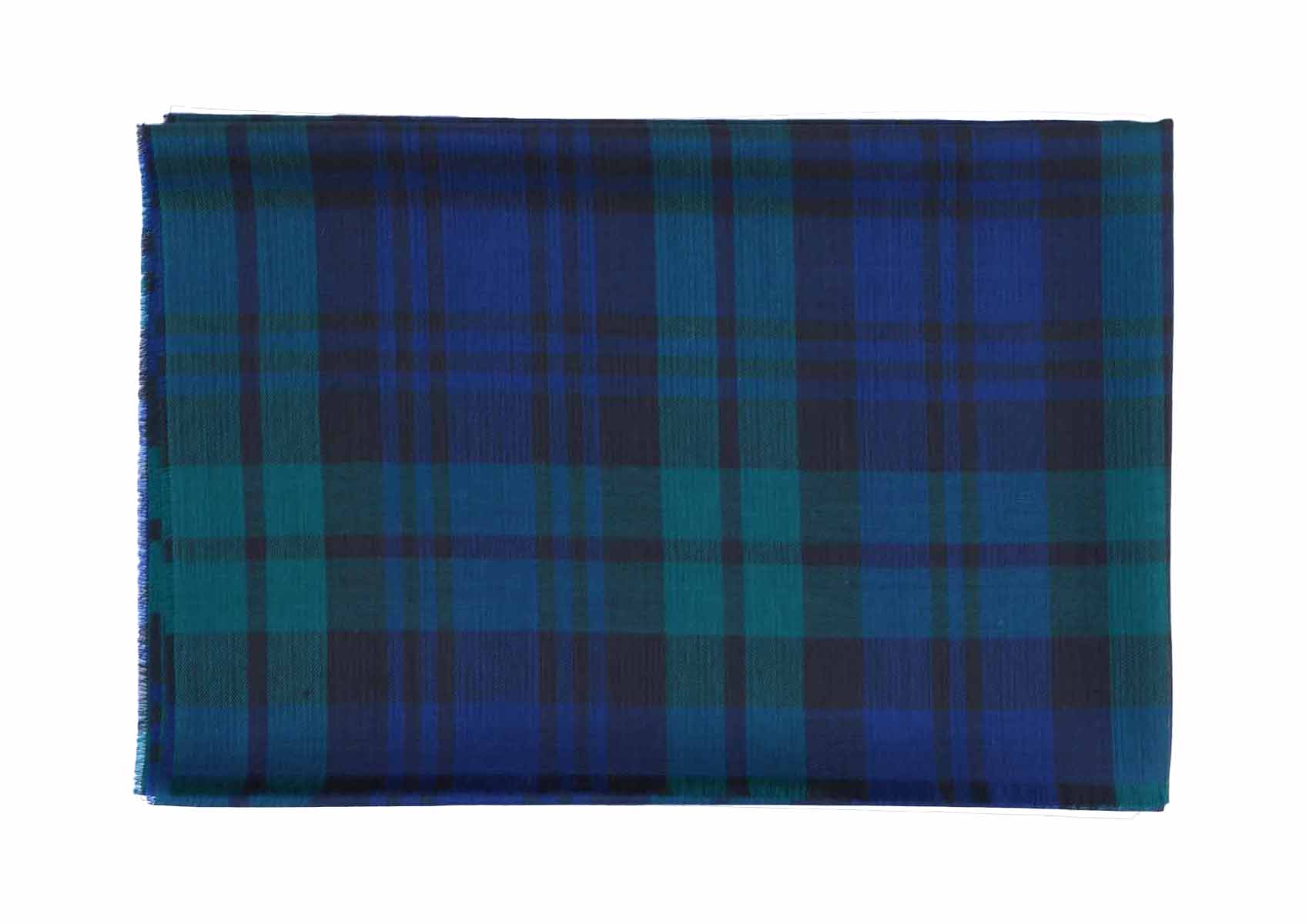 Lochcarron Merino Wolle Stola | Blackwatch