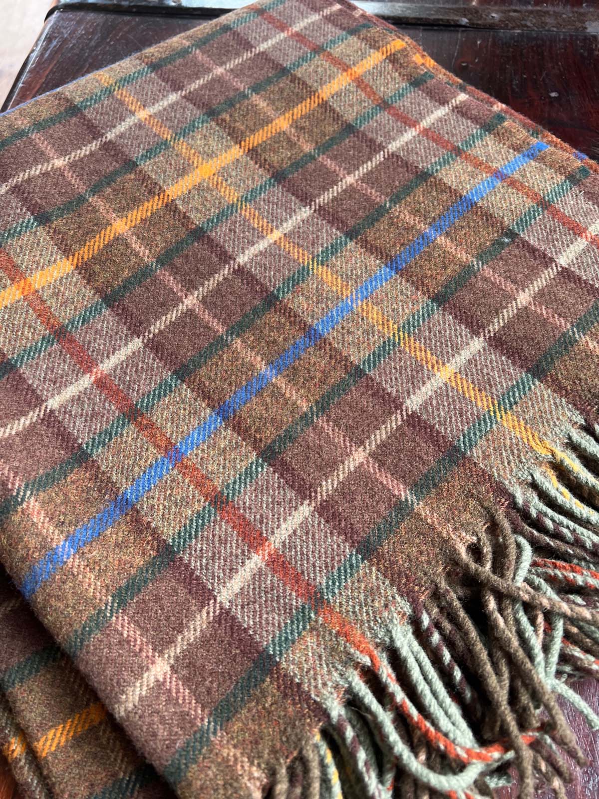 Wool blankets checked | Modern tartan
