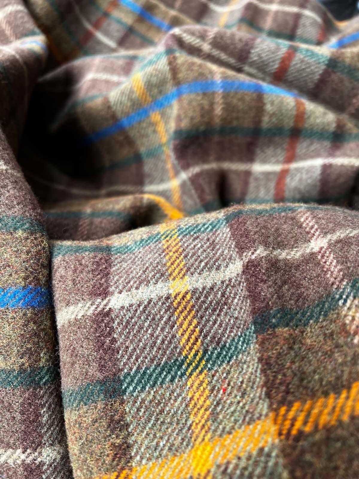 Wool blankets checked | Modern tartan
