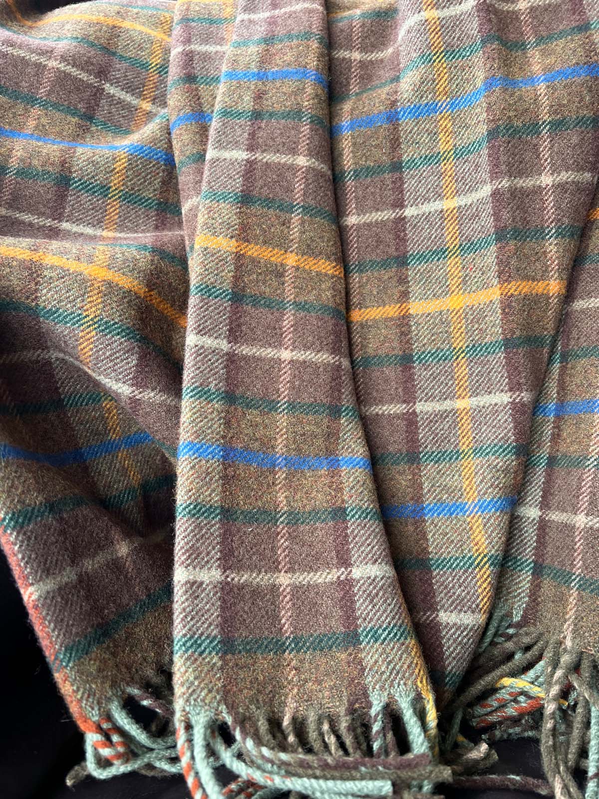 Wool blankets checked | Modern tartan