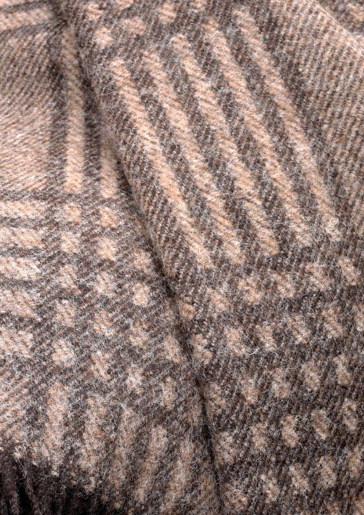Shetland Wolldecke | Natürliche Farbtöne