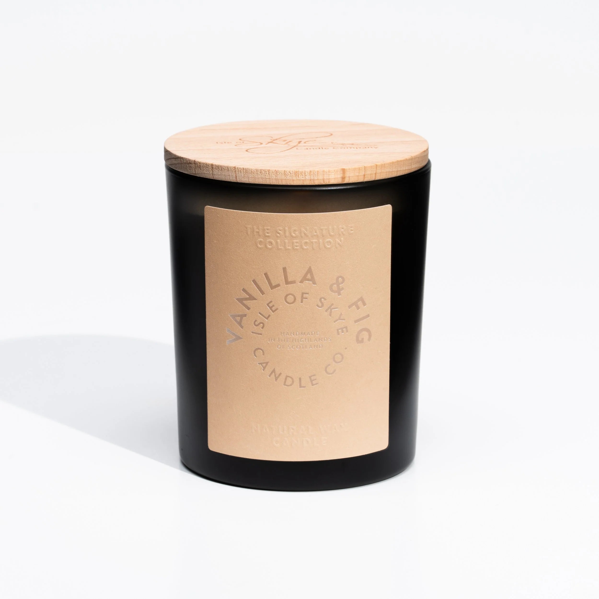 Isle of Skye Candles Vanilla & Fig Duftkerze Schwarz Tumbler