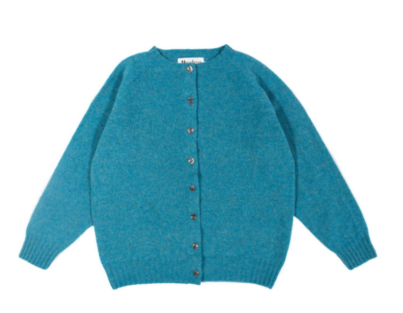 Strickjacke Damen Aqua Blau | Superweiche Wolle