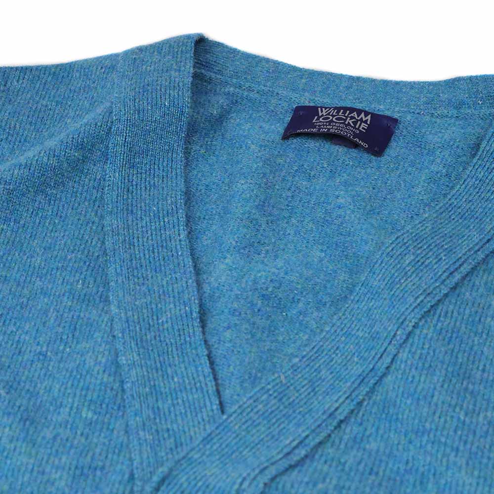 Herren Strickjacke Türkis