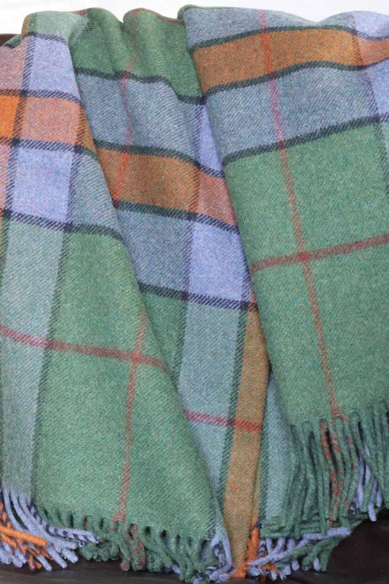 Scottish Plaid Green Squares