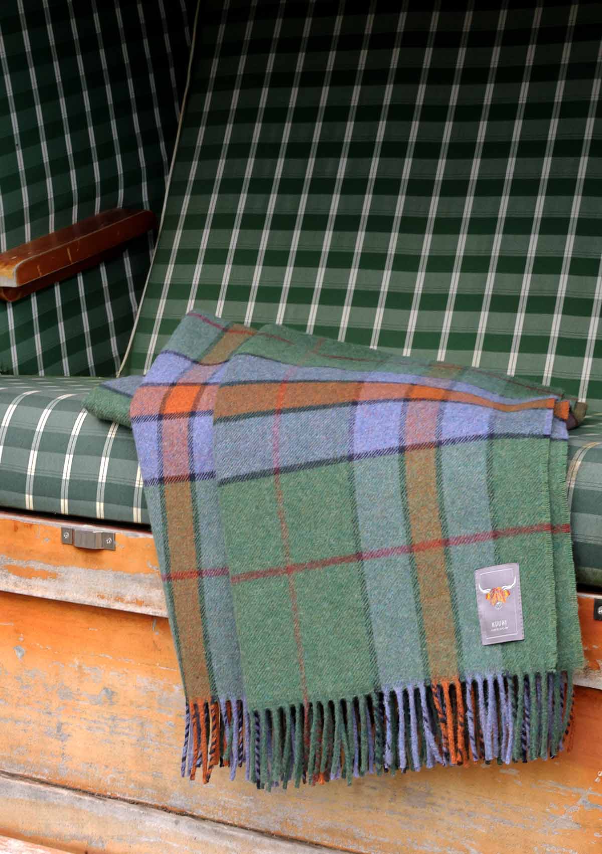 Scottish Plaid Green Squares