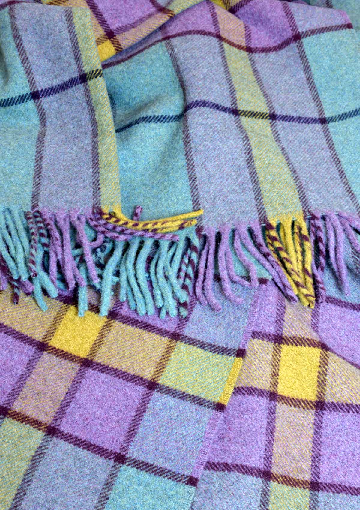 Scottish Plaid Lavender Squares