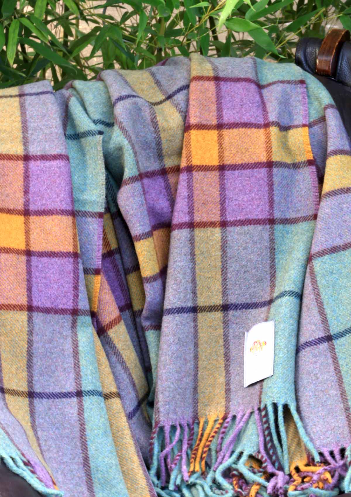 Schottisches Plaid Lavendel Quadrate