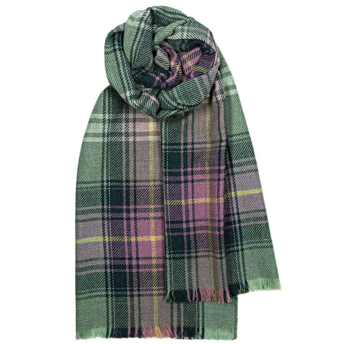 Wool Cashmere Scarf - Hame Sage