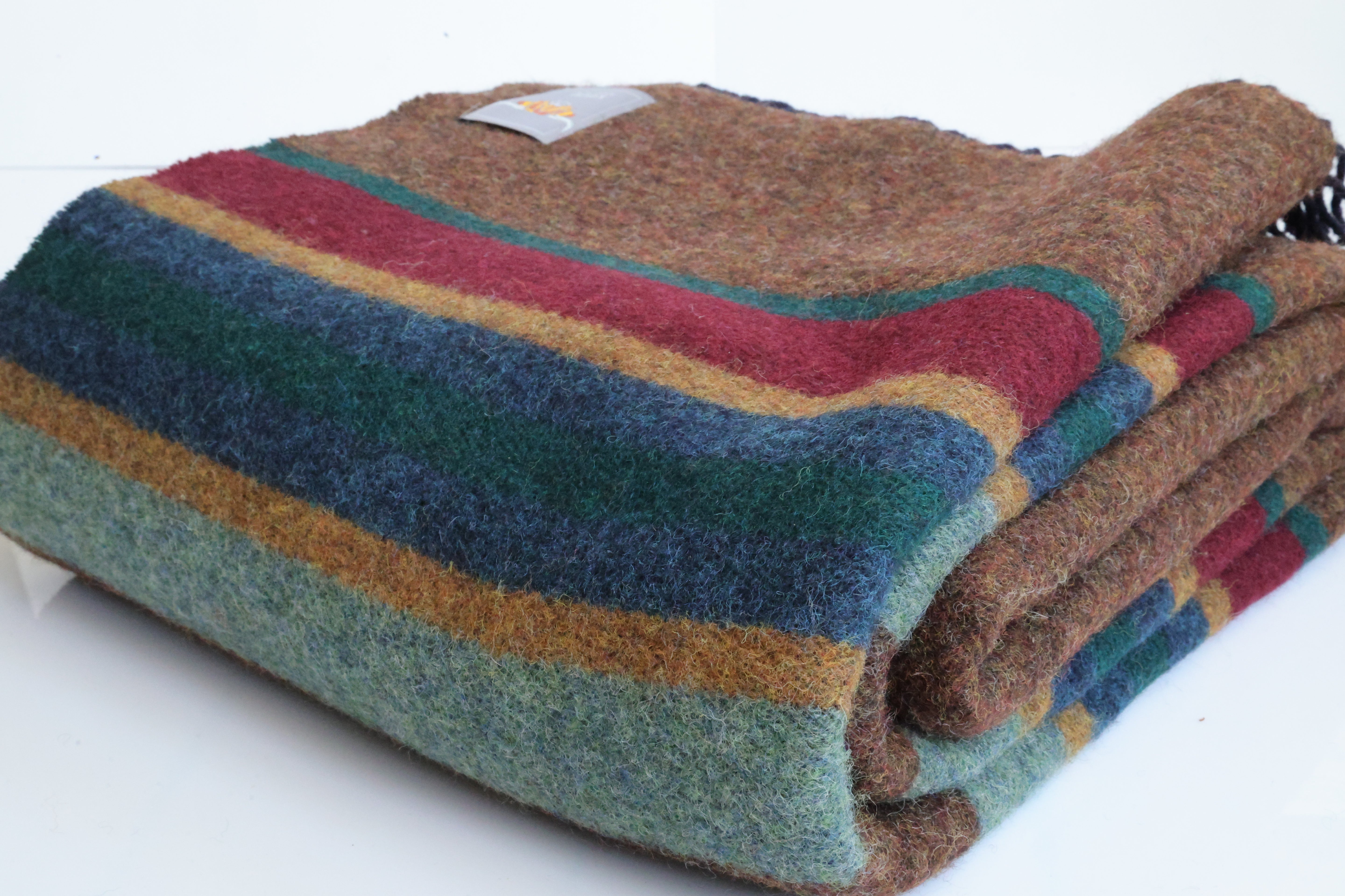 Wolldecke_Braun_Gefalten