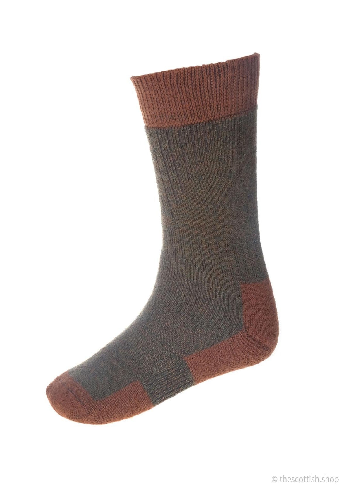 Socken-Merino-Wolle-Tanne-Männer