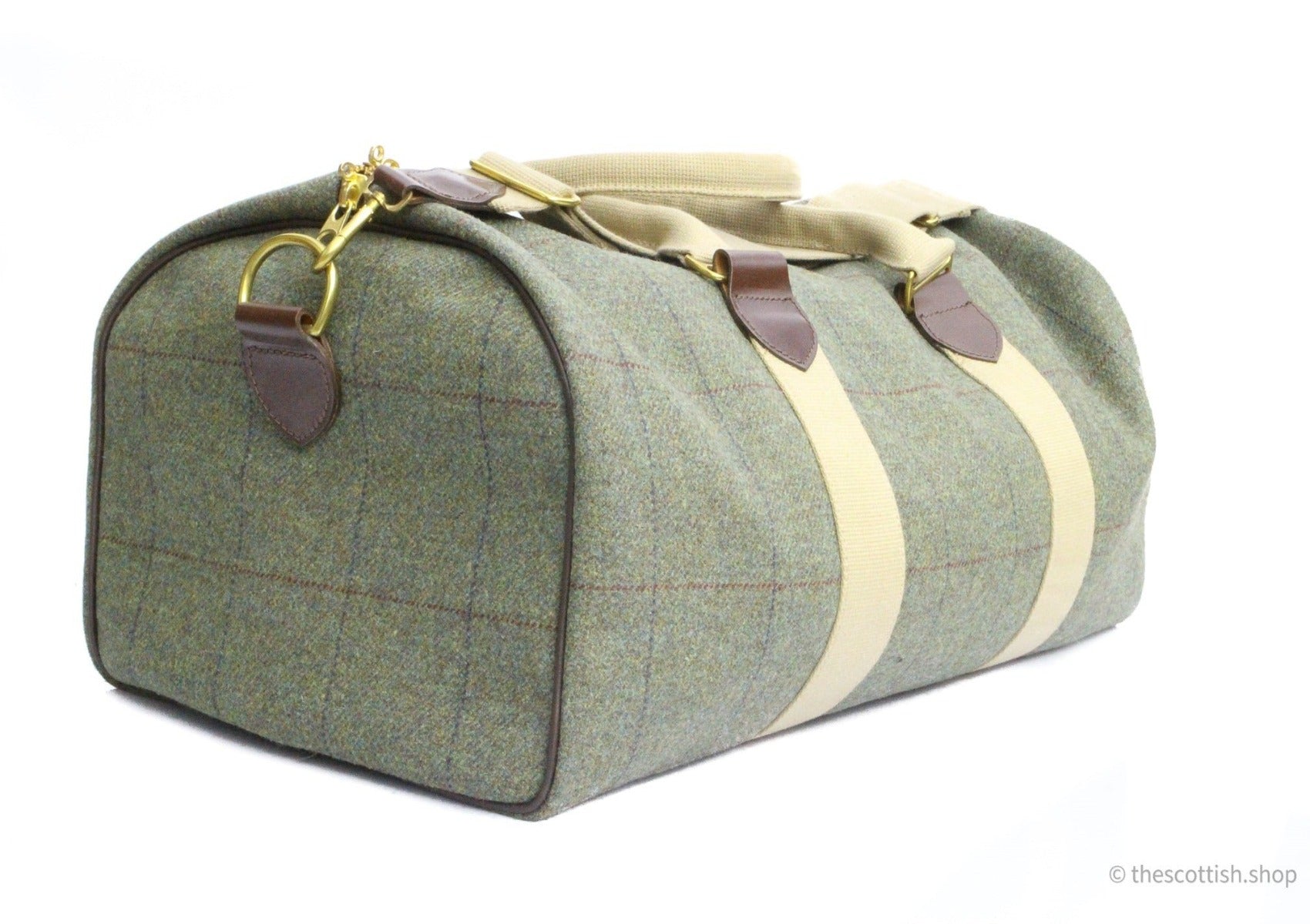 Weekender-Tasche-Grün-Tartan