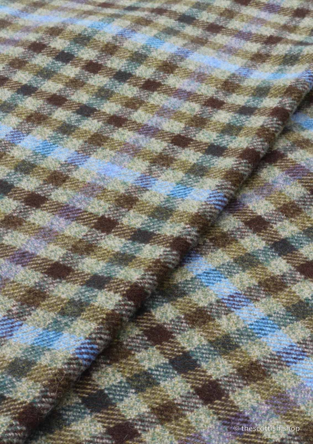 Wolldecke-Karierte-Hellblau-the-scottish-shop