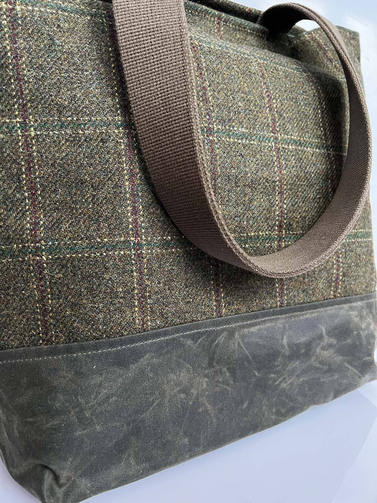 Tweed Tote Shopper Tasche