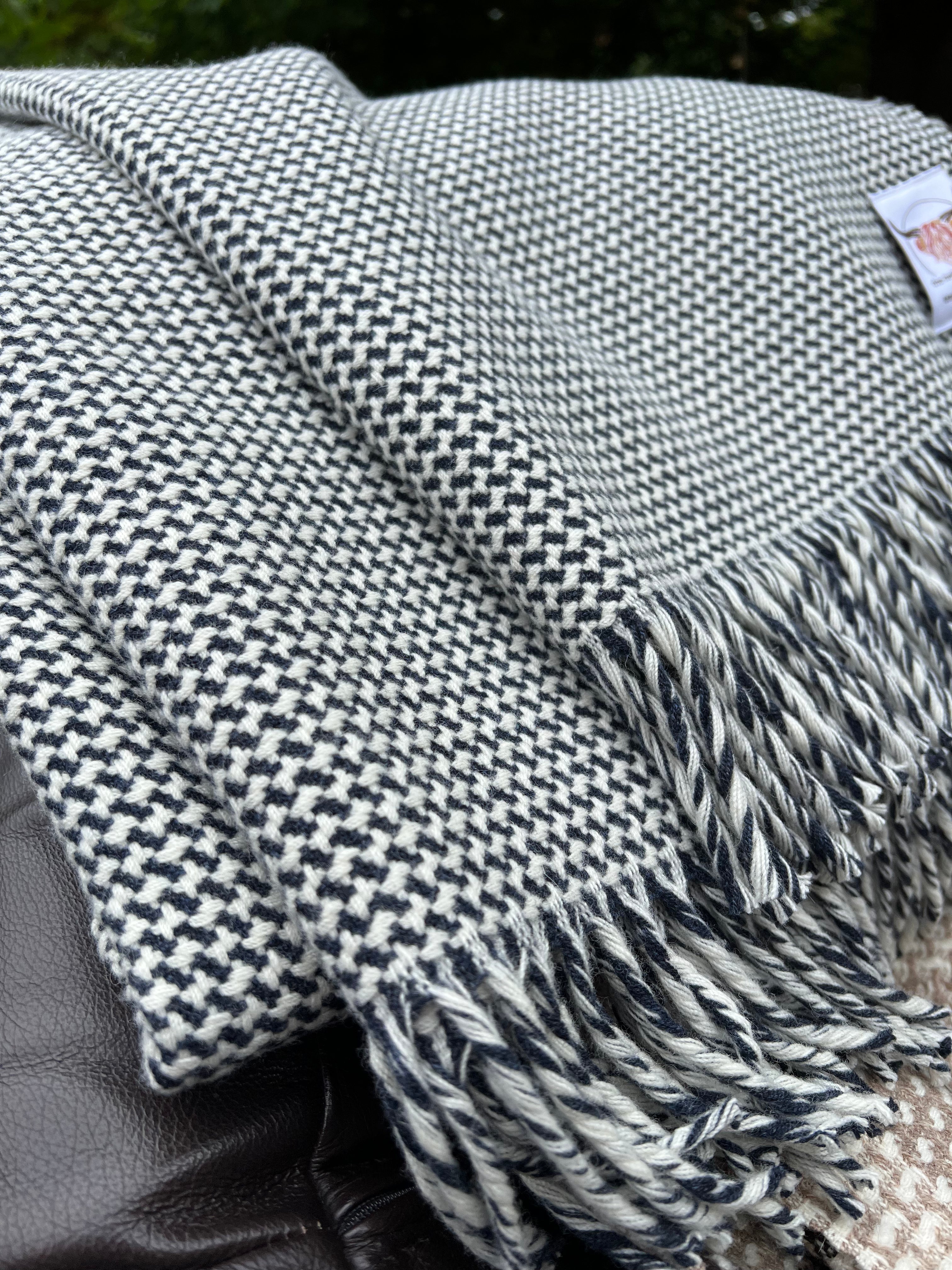 Luxury Wool Blanket | Beige and Cream | Snuggler