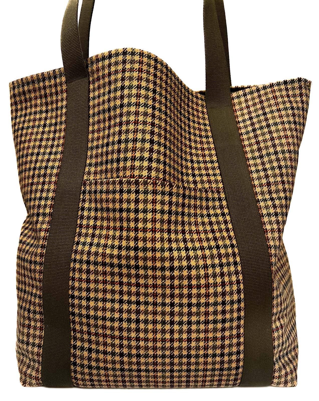 Tweed Shopper Tasche Vorne